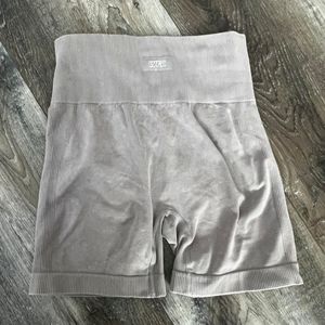 White fox workout shorts